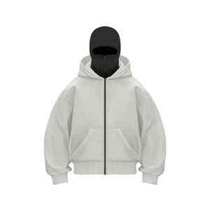 Tendance Hommes OEM Design Solide Poids Lourd Hiver Dernier Design Complet Personnalisé Doux Respirant Qualité Premium Sweats À Capuche - Product Image 2