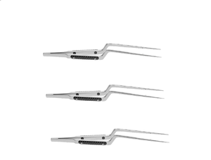 Micro-pinces et pinces à tumeurs 190 mm 210 mm 240 mm 245 mm en acier inoxydable, pinces neurochirurgicales avec mâchoires de 0,5 mm 0,9 mm 2,5 mm 3,5 mm - Product Image 2