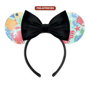 Diadema Infantil Personalizable con Diseño de Cangrejo de Verano, para Pintar, de Vinilo Negro, para Manualidades, Idea de Regalo Moderna - Product Image 1