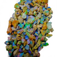 Opale de qualité AAA brute 50 CT opale éthiopienne naturelle pierre précieuse brute, opale de feu Welo brute pour l'artisanat de bijoux