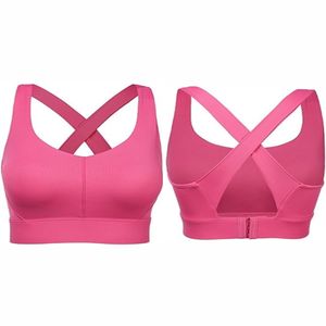 เสื้อชั้นในกีฬาโยคะแบบไร้ตะเข็บ คุณภาพพรีเมียม ไซส์ใหญ่ ระบายอากาศได้ดี ผลิตจากไนลอนและสแปนเด็กซ์ ด้านหน้าทรงสูง รองรับการออกกำลังกายแบบ Racerback สำหรับผู้หญิง - Product Image 6