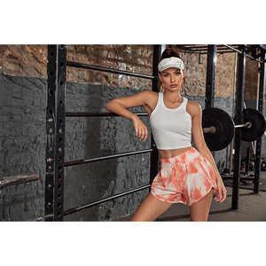 Elegantes pantalones cortos de sudor rosa para mujer Cómodo Nueva variedad con patrón Decoración de alta calidad - Product Image 2