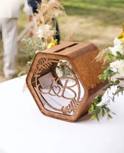 Luxury Eco-Friendly Wooden Wedding Invitation <b>Box</b> Personalized Keepsake & <b>Gift</b> for <b>Bride</b> and Groom VIET FARGIMEX - Product Image 2