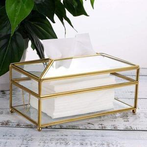 Soporte de pañuelos de metal hecho a mano con un encantador acabado rústico y adecuado para hogares y piezas de decoración funcionales de alta calidad - Product Image 4