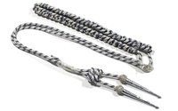 Seragam upacara emas kustom kualitas tinggi peralatan pertahanan pribadi Aiguillette dengan kabel bahu layanan OEM