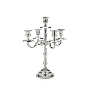 Métal Unique Looking Or Décoré Cristal Perlé Gobelet Bougeoir Fête De Mariage À Manger Centres De Table Décorations - Product Image 4