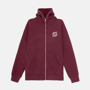 Sudaderas gruesas con cremallera para hombre, Sudadera con capucha personalizada de talla grande, con cremallera Total, Color sólido, Color liso, al por mayor - Product Image 6