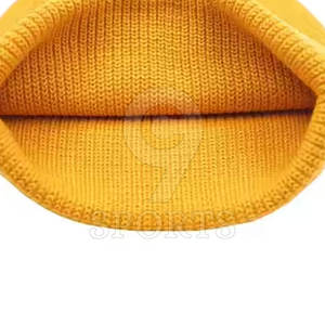 Jacquard Logo Beanies <b>Hat</b> <b>for</b> <b>Men</b> Custom Knitting Design <b>for</b> Events or Teamwear 100% <b>Wool</b> Material - Product Image 2