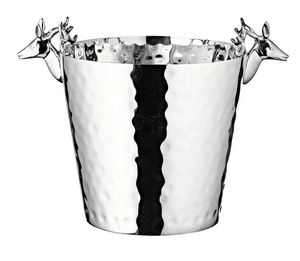 New attractive design curved shape wine bucket large size wine <b>tub</b> exclusive quality metal wine bucket at cheapest price - Product Image 6