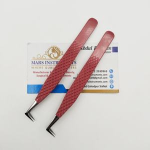 Pince à épiler durable pour extension de cils avec poignée en diamant Volume de botte longue - Product Image 5