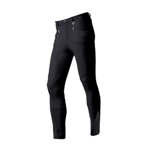 Culotte d'équitation élégante taille haute pour femme Pantalon d'équitation en cuir durable avec patch au genou pour les courses de chevaux et l'équitation - Product Image 6