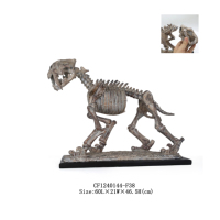 Moule de fossile de dinosaure, statue en résine, décoration d'intérieur, sculpture en résine sculptée, décoration d'intérieur, cadeau 3D et muséal