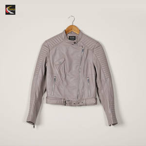 Vestes en cuir pour femmes en gros fournisseur de vêtements d'extérieur élégants bon marché - Product Image 1