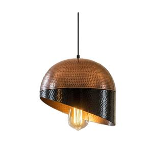 Lámpara colgante de lujo chapada en cobre martillado de alta venta para decoración del hogar Color de forma de tamaño personalizado - Product Image 6