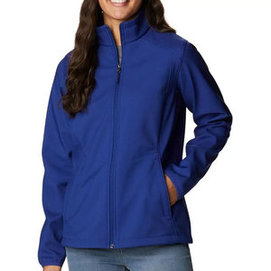 High Quality Windproof Waterproof & Breathable Outerwear with Embroidery Custom <b>Women</b> & Youth Softshell Jacket - Product Image 1