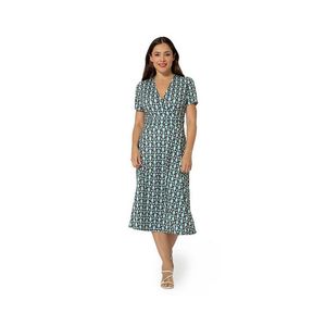 Abito Midi Amiya da Donna Leota, Blu, Taglia Unica, Traspirante, Stile Modesto, Maniche a Lanterna, Perfetto per il Giorno e il Club, Naturale - Product Image 1