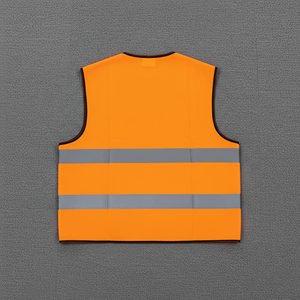 Gilet de sécurité réfléchissant à haute visibilité de classe 2 ANSI avec impression personnalisée du logo, maille, LED clignotante, imperméable, taille M pour hommes - Product Image 5