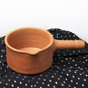 Poêle à frire en argile de terre naturelle écologique et thé, lait et café multi-usages en terre cuite (argile) - Product Image 3