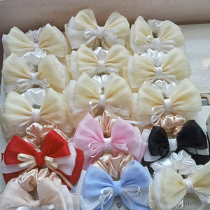 Tóc Đàn Hồi Scrunchy Ban Nhạc Rộng Lớn Fluffy Scrunchies Tóc Tie Phụ Kiện Quà Tặng Ý Tưởng Cho Phụ Nữ Cô Gái OEM Odm Made Trong Việt Nam - Product Image 6