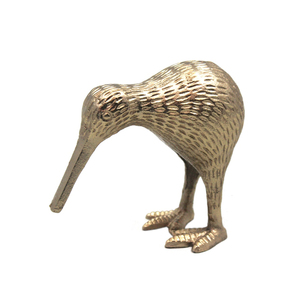 Décoration de chambre Sculpture d'oiseau de bureau Sculptures de cerfs en aluminium décoratives pour la maison Figurines abstraites Fini noir - Product Image 5