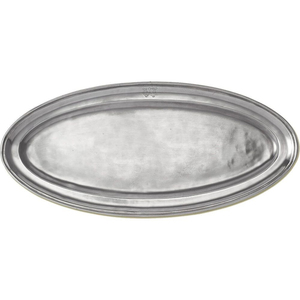 Plat rectangulaire en aluminium argenté en gros avec bords festonnés Plat en métal pour aliments pour la maison et les restaurants à un prix excellent - Product Image 6