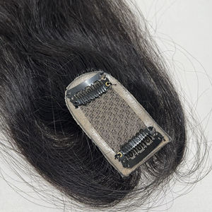 Toppers de cheveux indiens Remy de qualité supérieure postiches droites pour la restauration et l'amélioration des cheveux - Product Image 1