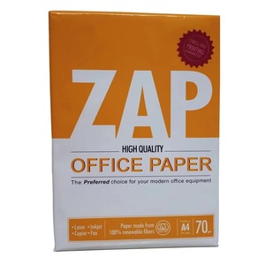 Zap A4 copie papier meilleures feuilles de qualité pour l'impression de bureau Zap A4 copie papier brillant croustillant et feuilles blanches - Product Image 3