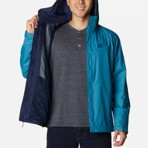 Chaqueta Impermeable de Invierno para Hombre, para Uso en Exteriores, con Cuello Mao, de Nailon/Poliéster, Transpirable, Personalizable con Etiqueta Privada, MOQ Bajo - Product Image 5