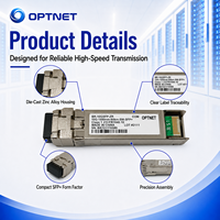 Transceiver optique SFP+ 10GBASE-ZR avec longueur d'onde de 1550 nm, interface LC et portée de 80 km pour liaisons en fibre monomode