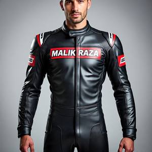 Costume de moto en cuir de vachette de qualité supérieure avec bosse et logo personnalisé, options de gros | Fournisseur d'exportation en vrac - Product Image 3