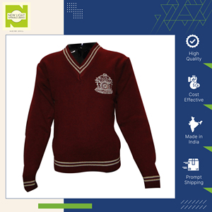Meilleur fournisseur au monde de chandail d'uniforme scolaire en laine de qualité supérieure Nouveau design pour les garçons vêtements d'automne et d'hiver pour les commandes en gros - Product Image 4