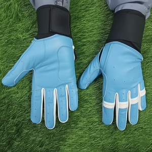 Guantes de Bateo de Béisbol Personalizados Directo de Fábrica, Profesionales, Antideslizantes, Acolchados, de Cuero, con Cierre de Gancho y Bucle Ambidiestro - Product Image 6