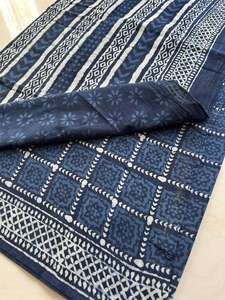 Matériel de robe en coton imprimé bloc Rajasthani élégant sur mesure avec Dupatta doux respirant et artisanal idéal pour les cadeaux - Product Image 3