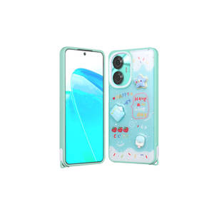 Coque de téléphone en silicone gaufré scintillant de luxe pour Realme C55, coque arrière protectrice effet marbre lumineux, compatible avec les modèles 7 Plus XR - Product Image 1