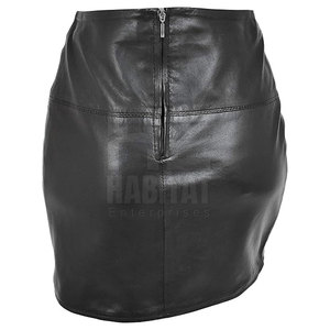 Faldas Midi de Cuero Genuino en Oferta, Tejido Suave y Cómodo para Mujer, Corte Elegante, Ideal para la Oficina - Product Image 2