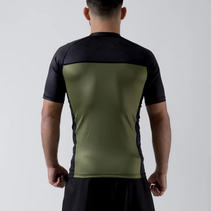 Slim Fit hommes Compression t-shirt décontracté été mode & Fitness Gym vêtements porter hommes à manches courtes éruptions cutanées hommes - Product Image 3