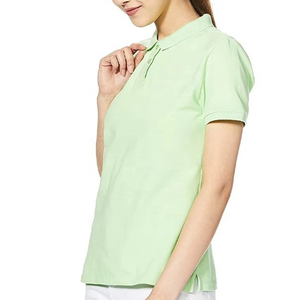 Chemises polo pour femmes 100% coton, séchage rapide et respirantes, teinture unie, style décontracté, design uni, chemises polo 2026 - Product Image 4