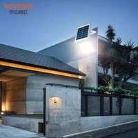 Reflector Solar LED para Jardín WOOJONG, Aluminio, IP65, Alto Lumen, 200W, 4000K, Control Remoto, Batería LiFePO4, 3 Años de Garantía, EMC, CE