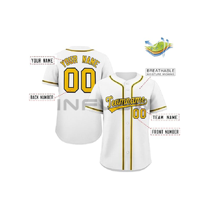 ชุดเครื่องแบบทีมซอฟต์บอลและเบสบอลผ้าโพลีเอสเตอร์100% ดีไซน์ตามสั่ง - Product Image 2