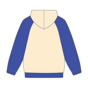 Sigma Gamma Rho corps neutre bleu manches raglan pull à capuche coton SGRho sororité grecque personnalisé Divine Nine HBCU vêtements - Product Image 3