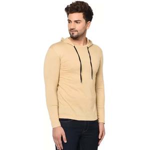 Sudadera con capucha informal ligera de algodón para hombre con cordón y sudaderas de bolsillo - Product Image 2