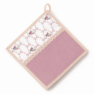 Porte-pot en coton pour cuisine, résistant à la chaleur, motif imprimé, avec boucle de suspension, un excellent accessoire de cuisine pour un usage domestique - Product Image 5