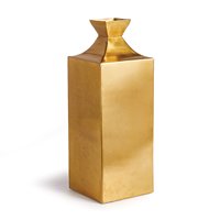 Vase à fleurs carré au design moderne avec finition dorée brillante en aluminium pour centre de table de mariage ou de fête