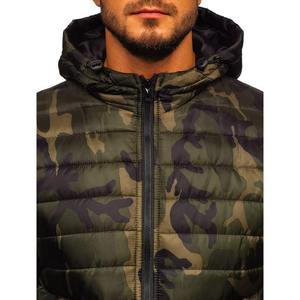 Chaqueta deportiva personalizada con precio de fábrica al por mayor, chaqueta de invierno acolchada con capucha de camuflaje para hombre, fabricada por Roim Enterprises - Product Image 3