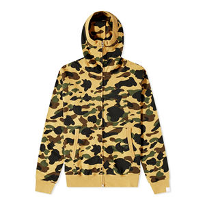 Cagoules d'hiver pour hommes à prix abordable, unies, respirantes, sur mesure, confortables, zippées, en polaire 100% coton, pour le sport - Product Image 2