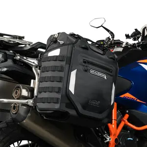 Zipper hermético para motocicleta saco lateral inflável