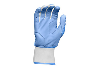 Wholesale Premium Quality Custom <b>Blue</b> Unisex Baseball Batting Gloves Leather <b>Material</b> Breathable Hook Loop Closure Custom Sizes - Product Image 6
