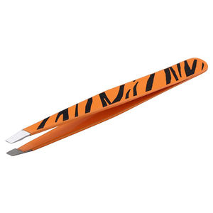 Nouveaux Kits de Pinces à Épiler pour Sourcils 2026 en Acier Inoxydable à Pointe Inclinée, 2 Pièces, Couleur Unie, Haute Qualité, Couleurs Personnalisables - Product Image 4