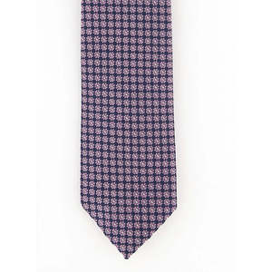 Cravatta Floreale con Tulipani Rosa per Uomo, Taglia Regolare, Cotone e Seta con Poliestere, Accessorio Elegante per Completo, Confezionata in Scatola Regalo - Product Image 3