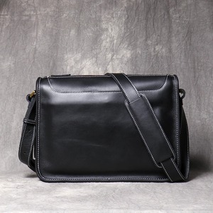 Bolso Bandolera Unisex de Cuero Genuino, Diseño Nuevo, Impermeable, para Uso Diario, Mini Bolso Cruzado Portátil con Cierre de Cremallera - Product Image 2